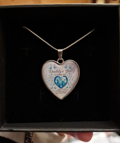 Daddy's Girl Heart Necklace